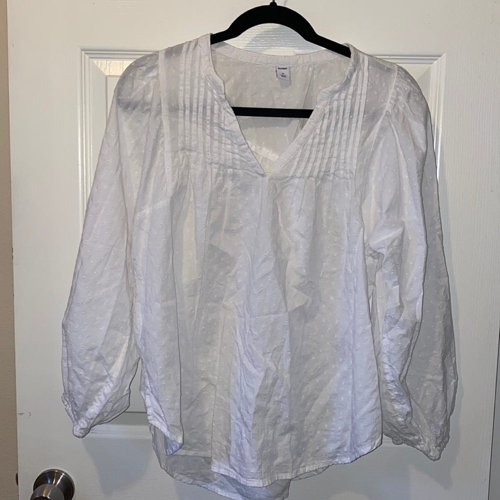 Old Navy textured pullover blouse
